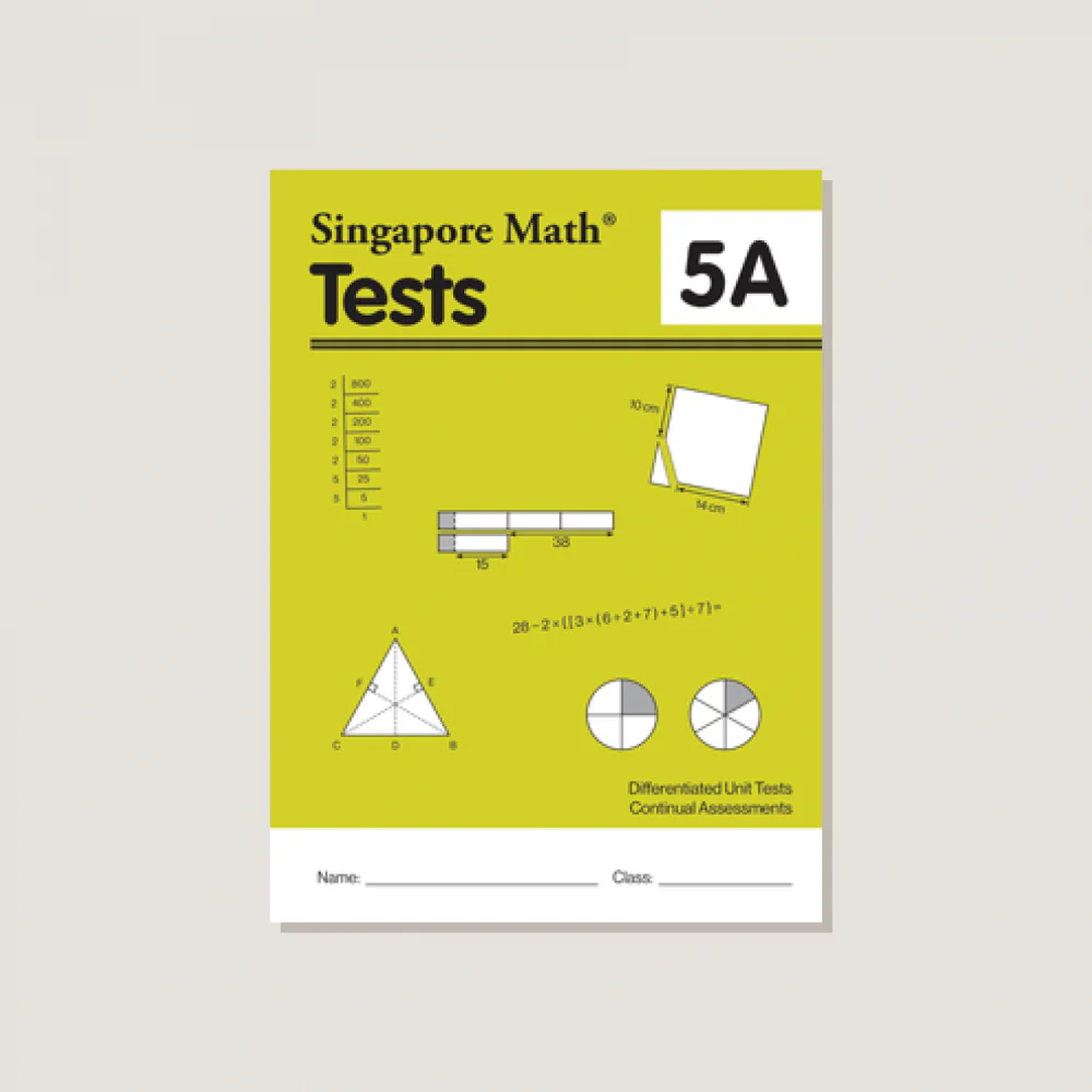 Singapore Math Common Core Tests 5A - Blemished